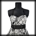Sukienka w kruki ML Pin Up Punk Gothic3.jpg