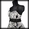 Sukienka w kruki ML Pin Up Punk Gothic4.jpg