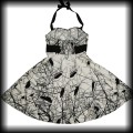 Sukienka w kruki ML Pin Up Punk Gothic9.jpg
