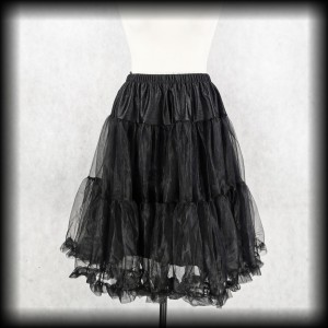Halka Tiulowa Hell Bunny czarna XS/S 
