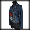 Kurtka jeansowa ramoneska M Punks Not Dead DIY3.jpg