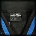 Bluza baseballówka XS Antifascists czarno niebieska zebra DIY8.jpg
