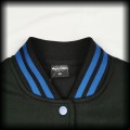 Bluza baseballówka XS Antifascists czarno niebieska zebra DIY9.jpg
