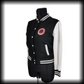 Bluza baseballówka L Love Beer Hate Fascism czarno biała DIY3.jpg