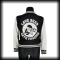 Bluza baseballówka L Love Beer Hate Fascism czarno biała DIY5.jpg