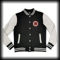 Bluza baseballówka L Love Beer Hate Fascism czarno biała DIY6.jpg