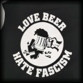 Bluza baseballówka L Love Beer Hate Fascism czarno biała DIY92.jpg