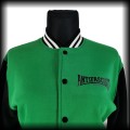 Bluza baseballówka M Antifascists czarno zielona DIY3.jpg