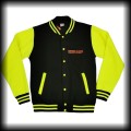 Bluza baseballówka L Antifascists czarno żółta DIY6.jpg