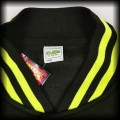 Bluza baseballówka L Antifascists czarno żółta DIY8.jpg