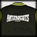 Bluza baseballówka L Antifascists czarno żółta DIY91.jpg