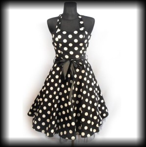 Sukienka Pin Up Hearts & Roses XS groszki