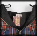 Sukienka mini Pin Up Punk XS niebieska krata5.JPG