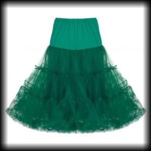 Halka Tiulowa Lindy Bop zielona XS-L