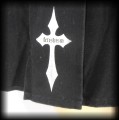 Spódnica mini plisowana XSS punk goth krzyże3.JPG