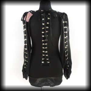 Bluzka gotycka gorsetowa S M L