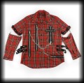 Koszula Dead Threads M punk gothic szkocka krata.JPG