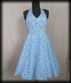 Sukienka Pin Up Hell Bunny błękitna r.3XL