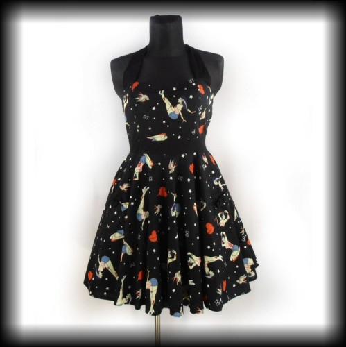 Sukienka Hell bunny L Pin Up zombie Psychobilly.jpg