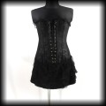 Sukienka gorsetowa mini Gothic XL czarna koronka.jpg