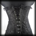 Sukienka gorsetowa mini Gothic XL czarna koronka6.JPG