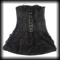 Sukienka gorsetowa mini Gothic XL czarna koronka7.JPG