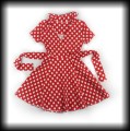 Sukienka Pin Up S mini czerwona w groszki5.JPG