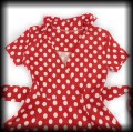 Sukienka Pin Up S mini czerwona w groszki6.JPG