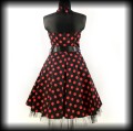 Sukienka Pin Up H&amp;R XL czarna w czerwone grochy5.jpg