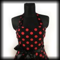 Sukienka Pin Up H&amp;R XL czarna w czerwone grochy3.jpg