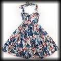Sukienka Hell Bunny XS Amor Eterno Maria Voodoo Skulls91.jpg