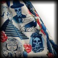 Sukienka Hell Bunny XS Amor Eterno Maria Voodoo Skulls94.jpg