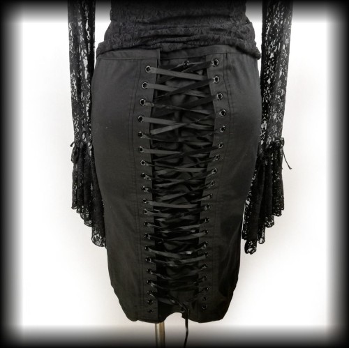 Spódnica Lip Service Blacklist L gorsetowa gothic.jpg