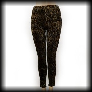 Spodnie Banned Alternative M welurowe legginsy