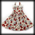 Sukienka Pin Up w czaszki i róże ML Black Roses6.jpg