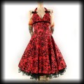 Sukienka Pin Up Collectif M czerwona old school tattoo.jpg