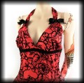 Sukienka Pin Up Collectif M czerwona old school tattoo3.jpg