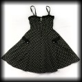 Sukienka Pin Up XS czarna w groszki5.jpg