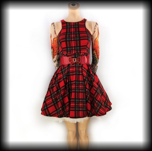 Sukienka mini kratka S Pin Up Retro.jpg
