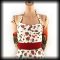 Sukienka Pin Up w truskawki S strawberry &amp; cream2.jpg