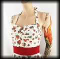 Sukienka Pin Up w truskawki S strawberry &amp; cream3.jpg