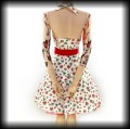 Sukienka Pin Up w truskawki S strawberry &amp; cream4.jpg