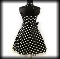 Sukienka Pin Up Hearts &amp; Roses L grochy4.jpg