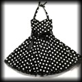 Sukienka Pin Up Hearts &amp; Roses L grochy6.jpg