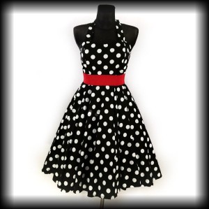 Sukienka Pin Up Luv Ruby L grochy 