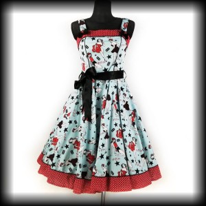 Sukienka Hell Bunny  M Pop art Pin Up 