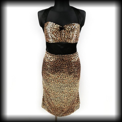 Sukienka ołówkowa w panterkę XLXXL Dress190.jpg