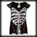 Sukienka mini tunika szkielet XS Banned4.jpg