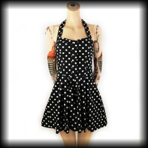 Kombinezon Pin Up w groszki S/M