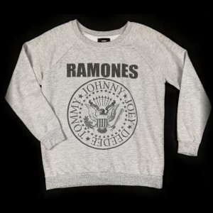 Bluza Ramones M szara z logo